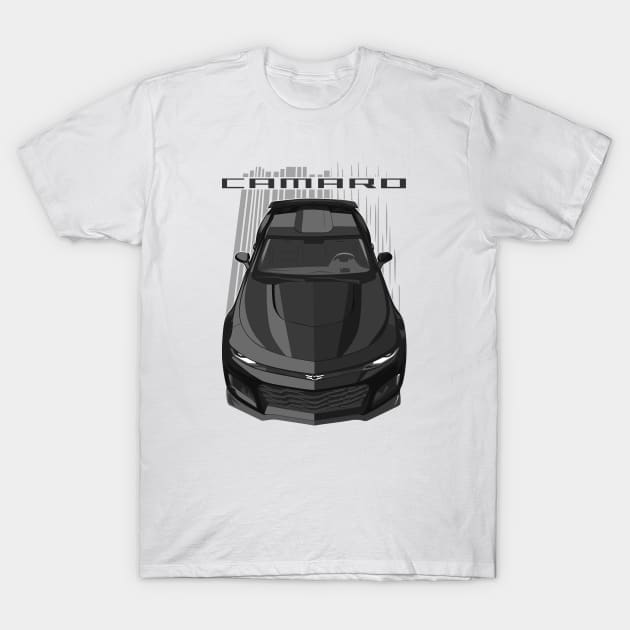 Camaro ZL1 - Black T-Shirt by V8social